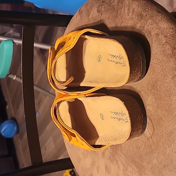 Gudrun Sjoden Floral Velcro Sandals Size 39 - Picture 6 of 8